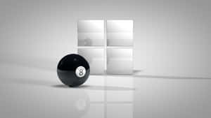 Magic Eight Balland Reflective Surface Wallpaper