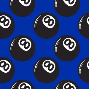 Magic Eight Balls Pattern.jpg Wallpaper