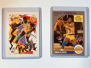 Magic_ Johnson_ Basketball_ Cards_ Collection Wallpaper