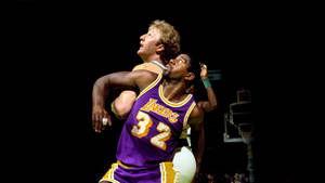 Magic Johnson Larry Bird Match Wallpaper