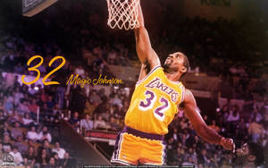 Magic Johnson Slam Dunk Wallpaper