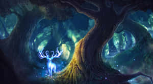 Magic The Gathering Magical Forest Wallpaper