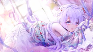 Magical Azur Lane Unicorn Standing Powerfully Wallpaper