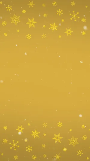 Magical Christmas Atmosphere With Snowflakes And Sparkling Lights Wallpaper