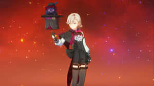 Magical Eveningwith Animated Character Wallpaper