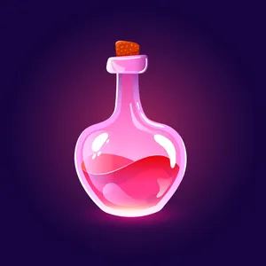 Magical Love Potion Bottle Wallpaper