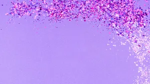 Magical Purple Glitter Dots Speckled Throughout Wallpaper