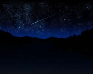 Magical Starry Night Sky Wallpaper