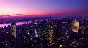 Magical Sunset Hues Illuminating The Sky Wallpaper