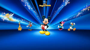 Magical World Pixel Disney Laptop Wallpaper