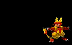 Magmar Pokemon Fire Type Artwork Wallpaper