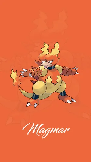 Magmar Pokemon Fire Type Illustration Wallpaper