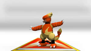 Magmar Pokemon3 D Rendering Wallpaper