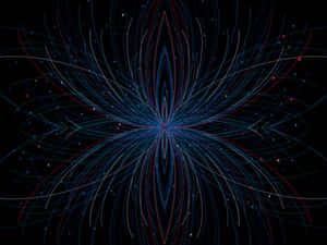 Magnetic Field Lines Visualization Wallpaper