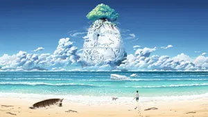 Magnificent Castle In The Sky Wallpaper