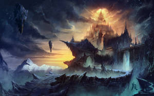 Magnificent Fantasy World Art Wallpaper