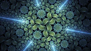 Magnificent Fractal Geometric Artwork Wallpaper