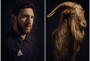 Magnificent Messi - The G.o.a.t Of Football Wallpaper