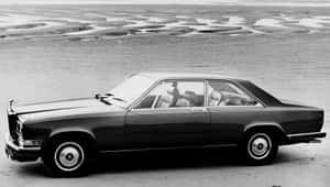 Magnificent Rolls Royce Camargue In Classic Black Wallpaper
