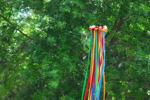 Magnificent View Of Islands Surrounded By Crystal Clear Blue Waters Wallpaper