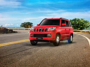 Mahindra T U V300 On Road Adventure Wallpaper