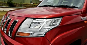 Mahindra T U V300 Red Front View Wallpaper