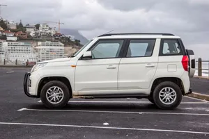 Mahindra T U V300 Side View Parked Wallpaper