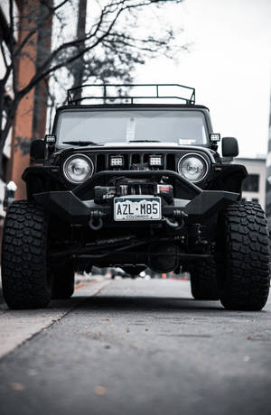 Mahindra Thar Black Jeep Wallpaper