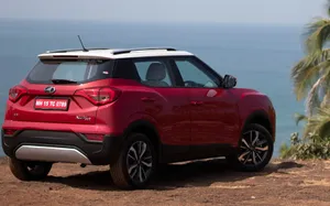 Mahindra X U V300 Coastal Backdrop Wallpaper