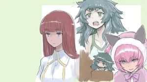 Maho Hiyajo Standing Tall With Eureka Moment Wallpaper