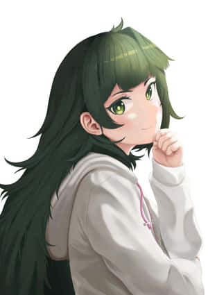 Maho Hiyajo Strikes A Playful Pose In Steins;gate 0 Wallpaper