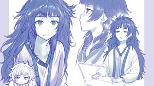 Maho Hiyajo Striking A Thoughtful Pose Wallpaper