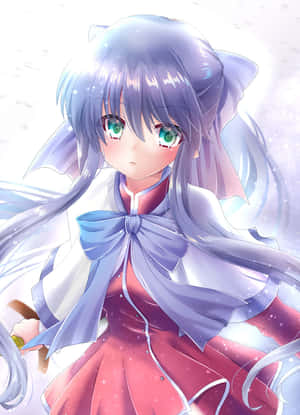 Mai Kawasumi Snowy Portrait Wallpaper