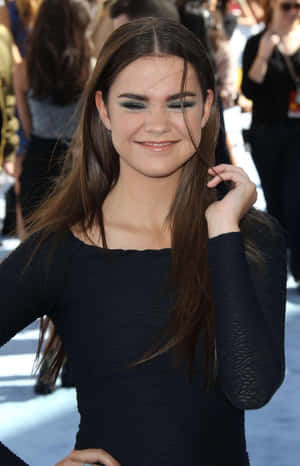 Maia Mitchell Smilingat Event.jpg Wallpaper