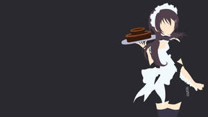 Maid Sama Misaki With Cake Tray Wallpaper