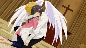 Maid Sama Takumi White Wings Wallpaper