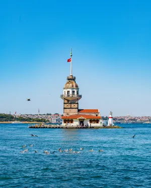 Maiden Tower Istanbul Turkey Wallpaper