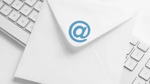 Mail White Envelope And Keyboard Wallpaper