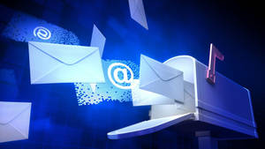 Mailbox Receiving Envelopes And Email Wallpaper