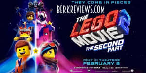 Main Characters From The Lego Movie 2 The Second Part, Excitement In The Lego World Wallpaper