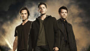 Main Characters Supernatural Art Wallpaper