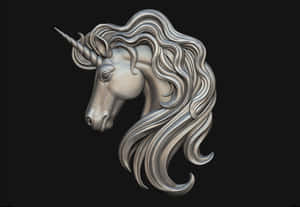 Majestic 3d Unicorn In A Magical Atmosphere Wallpaper