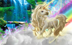 Majestic 3d Unicorn In A Magical World Wallpaper