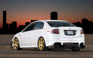 Majestic Acura Rsx Type-s In Motion Wallpaper