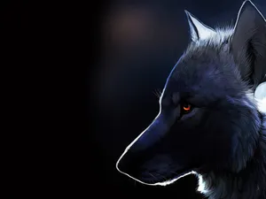 Majestic Alpha Wolf In The Wild Wallpaper