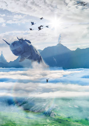 Majestic Appa Soaring Through The Sky Wallpaper