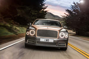 Majestic Bentley Mulsanne In Its Full Glory Wallpaper