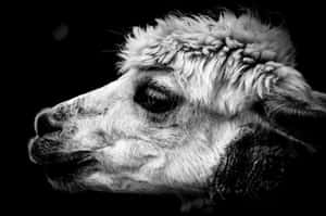 Majestic Black And White Animal In Nature Wallpaper