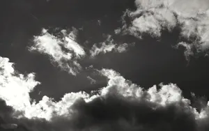 Majestic Black And White Clouds Wallpaper