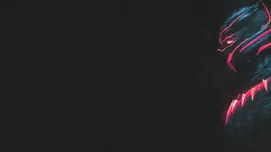 Majestic Black Panther In A Picturesque Landscape Wallpaper